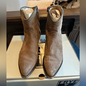 Frye ankle boots. Ash color. Well kept.